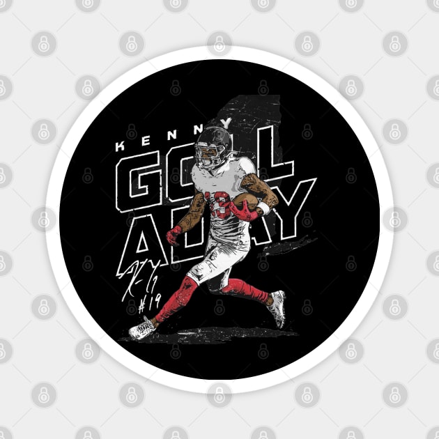 Kenny Golladay New York G Player Map Magnet by Chunta_Design